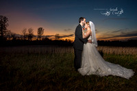wSunset bride and groom brightsmd